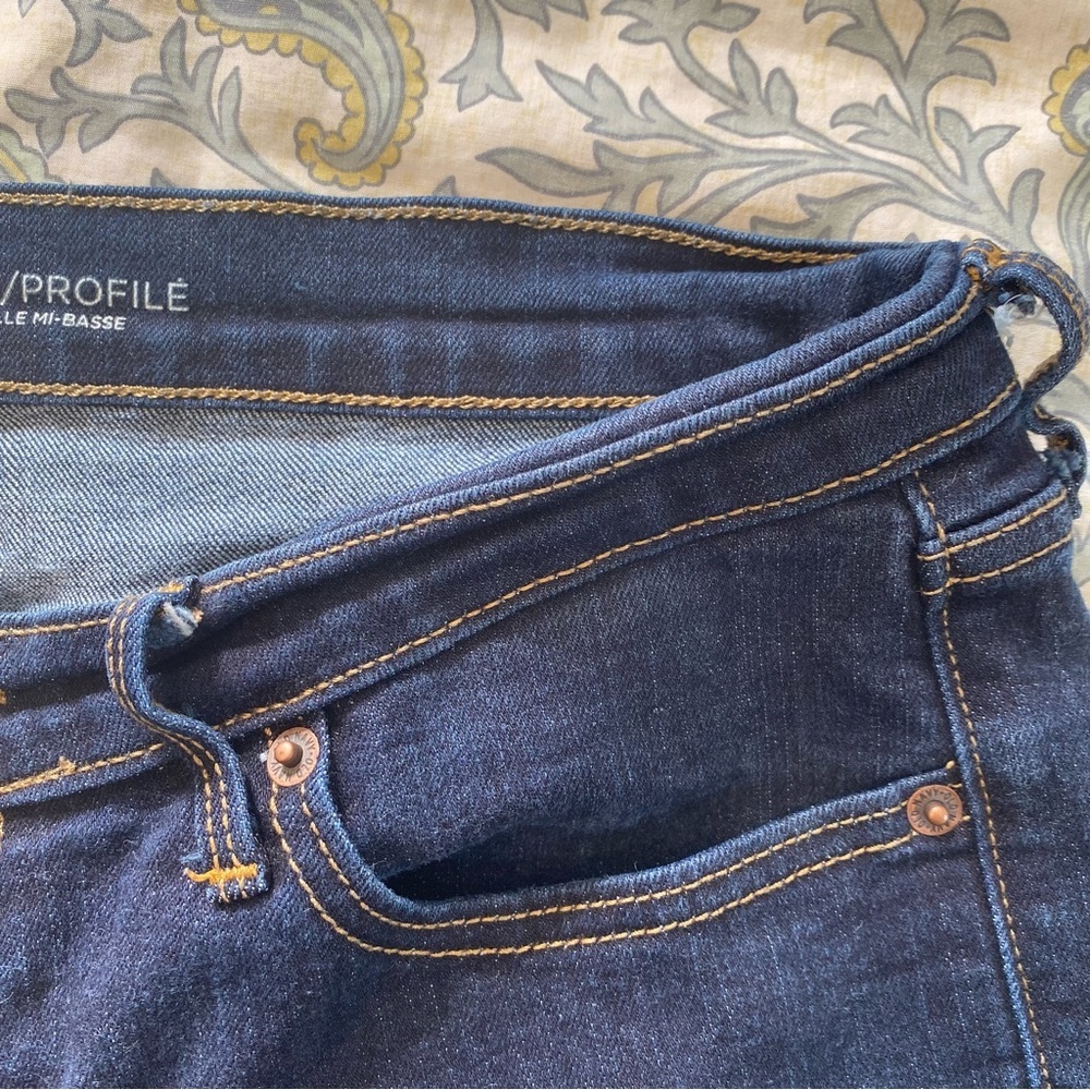 Old Navy Size 8 Dark Wash Mid-Rise Skinny Jeans Bundle - Picture 4 of 16